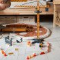 WOOPIE interaktyvus sunkvežimis 6-in-1 konstrukcijos rinkinys su kranu ir priedais