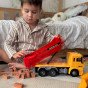 WOOPIE 1:12 Mastelio Statybinis Dėlių Gervės Automobilis su Šviesos ir Garso Efektais