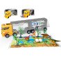WOOPIE Transporto priemonė su sunkvežimiu 2 1 Dinozaurų rinkinys + modelis.