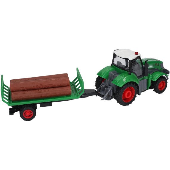 WOOPIE RC Traktorius su priekaba - mastelis 1:24