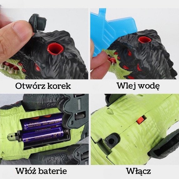 WOOPIE Vaikščiojantis Tiranozauras Rexas Dinozauras Su Šviesos Ir Garso Efektais
