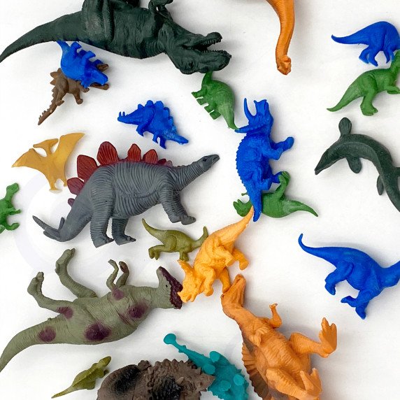 WOOPIE Dinosaurusų figūrų rinkinys, 34 vnt.