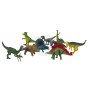 WOOPIE Dinozaurų figūrėlių rinkinys 16 vnt. + Kilimas + Skrynėlė