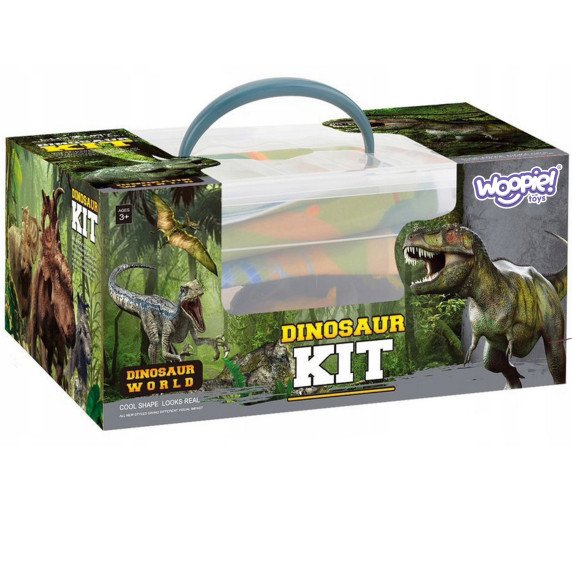 Didelių dinozaurų XXL figūrų rinkinys WOOPIE + kilimas 
