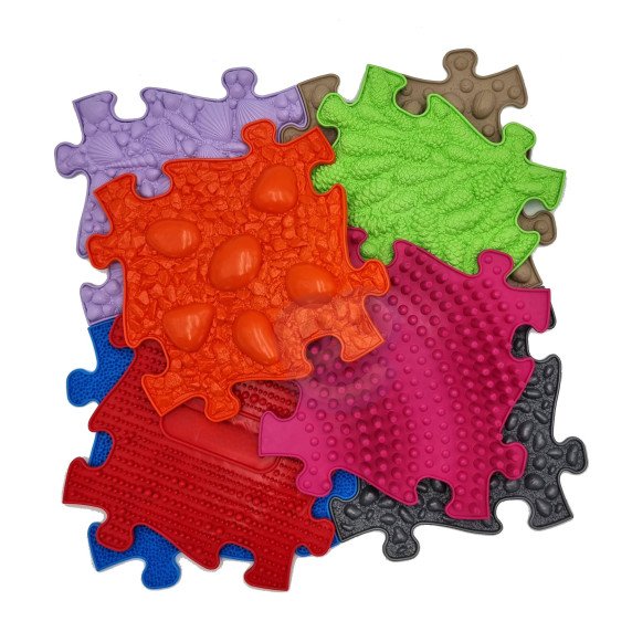WOOPIE Jutiminė antklodė Ortopedinis Puzzle 8 dalys VERSIJA-1A