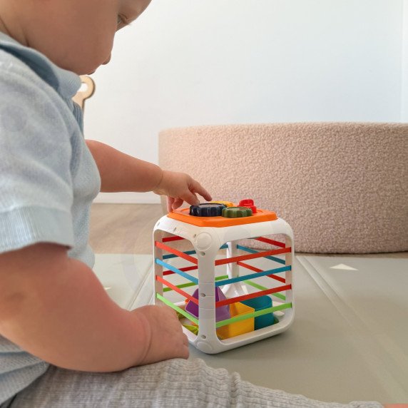 WOOPIE mokomasis kubas su rūšiavimo 4 į 1 formomis nuo 18 mėn.