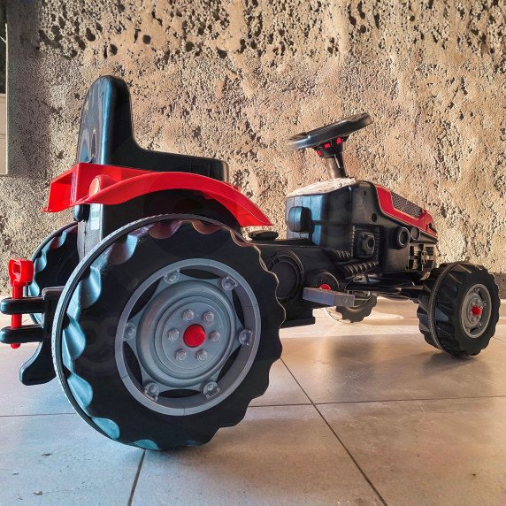 WOOPIE Pedalinis traktorius Farmer GoTrac Traktorius su tyliais ratais