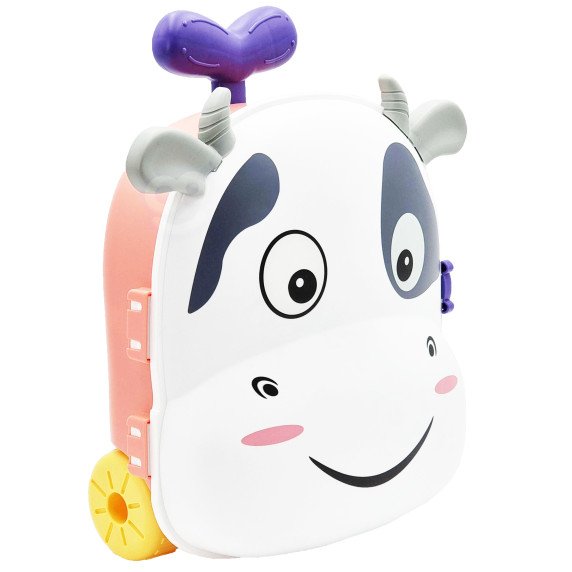 WOOPIE 3-in-1 Smėlio dezės rinkinys Karvės lagaminas Vandens stalas