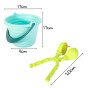 WOOPIE Smėlio rinkinys FUN ICE CREAM 2-in-1 Ledų gamybos įrenginys Śniežek 15 vnt.