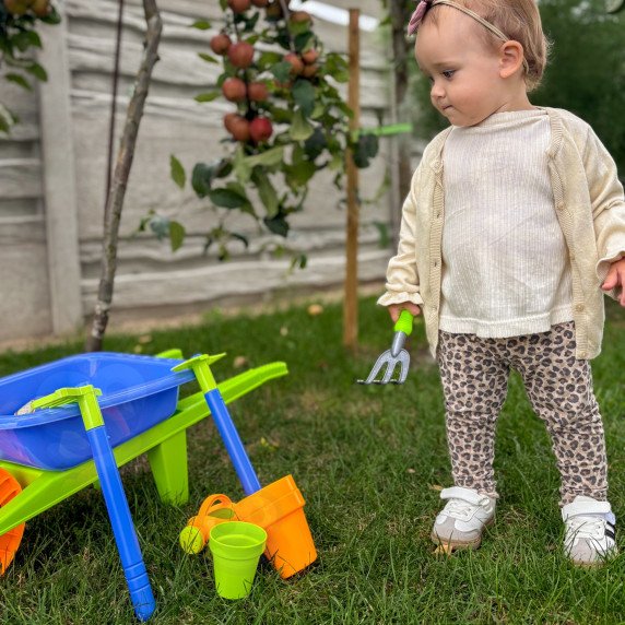 WOOPIE Sodo vežimėlis Mažo sodo darbininko rinkinys 13 vnt.