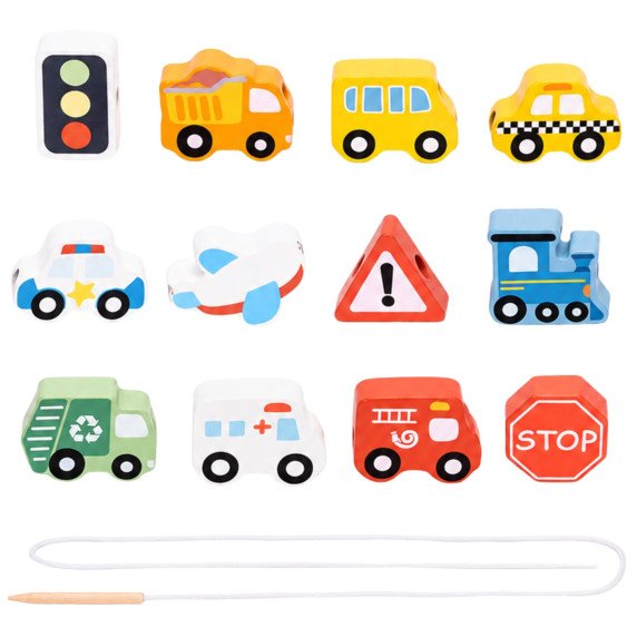 WOOPIE GREEN Medinis Siuvinėjimo Įrankis Transportui 13 vnt.