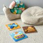 WOOPIE GREEN Mediniai puzzle transporto priemonės Montessori FSC