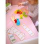 WOOPIE GREEN Montessori galvosūkių piramidės gyvūnai 27 vnt FSC