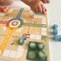 WOOPIE GREEN Logikos stalo žaidimai 2 viename Ludo + Žmės ir Laiptai