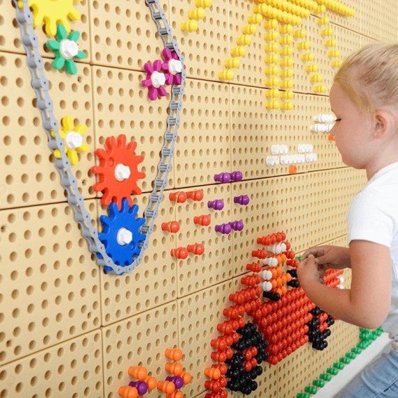 MASTERKIDZ Krumpliaračių rinkinys STEAM sienoms (79 vnt.)