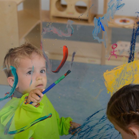 MASTERKIDZ Didele medinė langų tapybos drobė