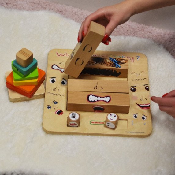 MASTERKIDZ Montessori emocijų atpažinimo lenta