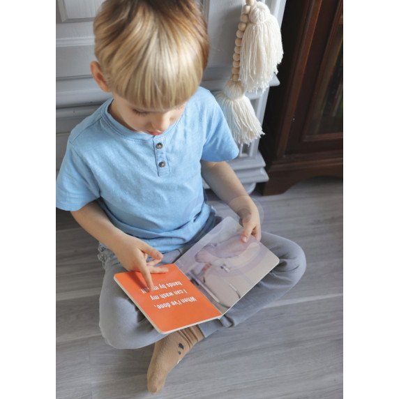 Tooky Toy Edukacinė Montesori dėžutė-žaidimas Rebusas Oro lentelė su abaku 6 viename nuo 3 metų