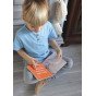 Tooky Toy Edukacinė Montesori dėžutė-žaidimas Rebusas Oro lentelė su abaku 6 viename nuo 3 metų