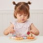 VIGA PolarB mediniai įvairiaspalviai Montessori ratai