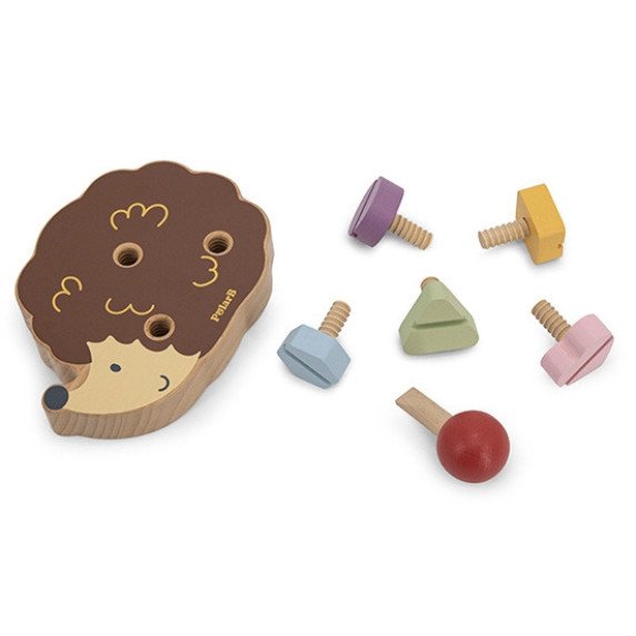 EŽIUKAS Montessori varžtų žaidimas