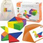 VIGA Tangram Medinis Loginis Žaidimas Galvosūkis FSC Sertifikuotas
