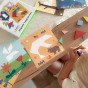 TOOKY TOY Tangram galvosūkis vaikams, mokantis figūrų formų formų 18 vnt.