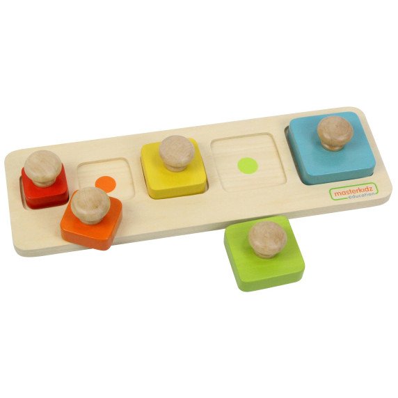 MASTERKIDZ Montessori mokomoji dydžių ir spalvų dėlionė