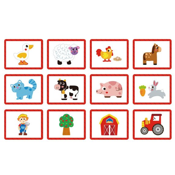 TOOKY TOY Magnetinis ūkio puzzle.