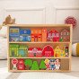 TOOKY TOY Medinis Pastatų ir Figūrų Miesto Rinkinys