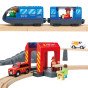 Tooky Toy Medinis Elektrinis Traukinys Gaisrinės Gelbėjimo Pareigūnų Garso Efektai 70 vnt. FSC