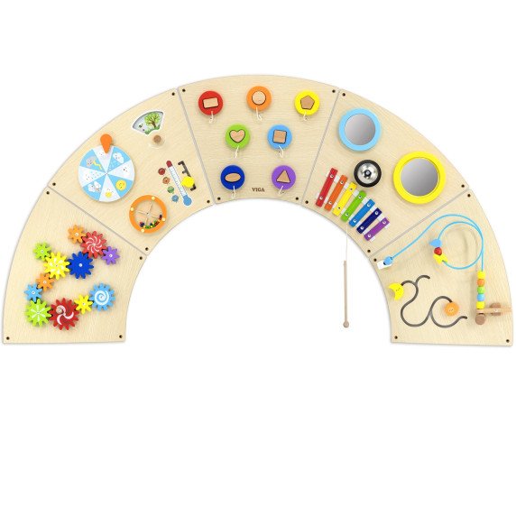 Montessori ARKA sensorinė manipuliacinė sienelė