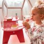 TOOKY TOY Rožinis medinis makiažo staliukas su veidrodžiu