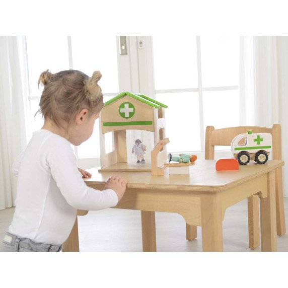MASTERKIDZ Mini Ligoninės Medinis Modelis Rinkinys