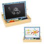TOOKY TOY Magnetinė lenta su kreidelėmis 2 viename formų galvosūkiai 117 dalys FSC sertifikuotos