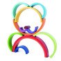 TOOKY TOY Medinis galvosūkis Montessori Vaivorykštė