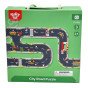 TOOKY TOY automobilių kelio galaktikos galvosūkiai + transporto priemonės automobiliai kelio ženklai