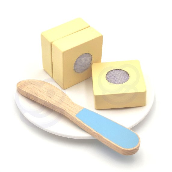 TOOKY TOY Medinis Tosteris Pastelinis Pusryčių Rinkinys