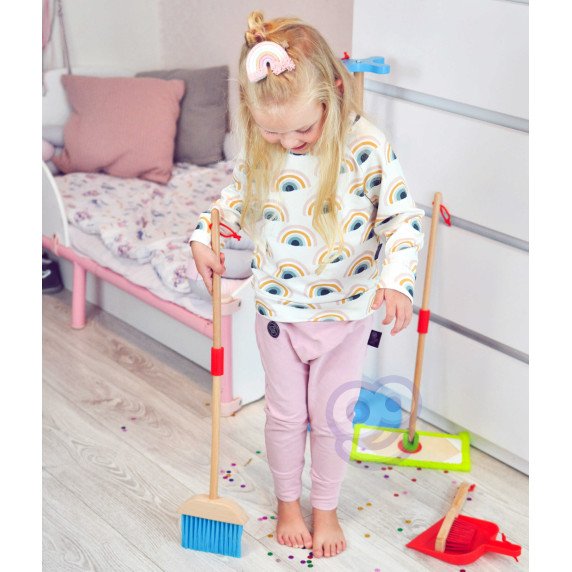 TOOKY TOY Medinis valymo rinkinys vaikams 6 vnt.