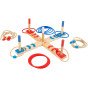 TOOKY TOY Medinis linksnių kryžiaus žaidimas Arcade Ring Cross Game