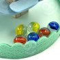 TOOKY TOY Medinis Spalvingas Sukantis Bokštas Vaikams