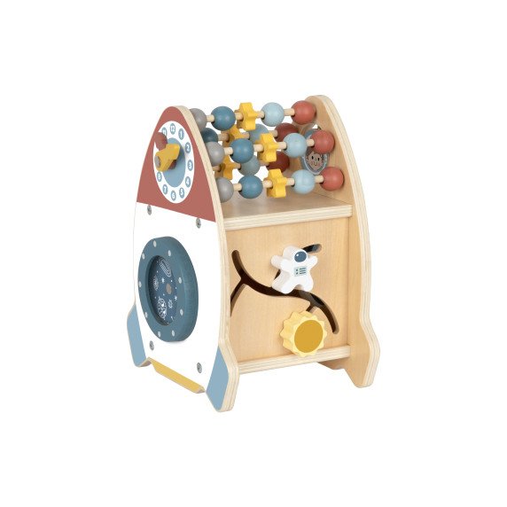 TOOKY TOY Kosminis Raketų Veiklos Rūšiavimo Medinis Labirintas