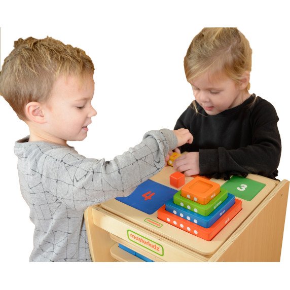MASTERKIDZ Medinis piramidės mokomasis skaičiavimo ir spalvų Montessori užsakymas