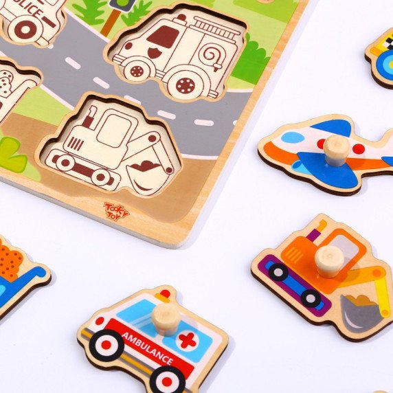 TOOKY TOY medinis Montessori galvosūkis 