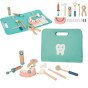 TOOKY TOY Mažas Dantų Gydytojo Rinkinys Gydytojo Lagaminas 19 vnt FSC