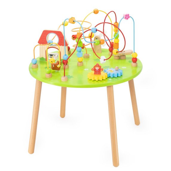 Viga Medinis Mokomasis Jutiklinis Stalas Susipynęs XXL Montessori