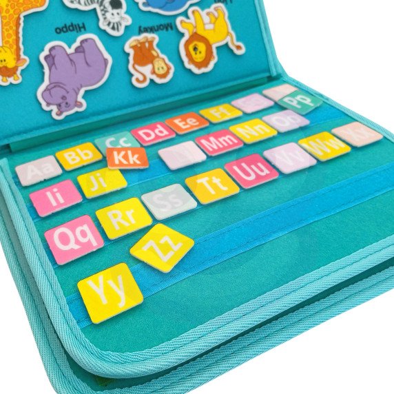 WOOPIE Montessorio mokomasis knygų krepšys - Dinozaurai