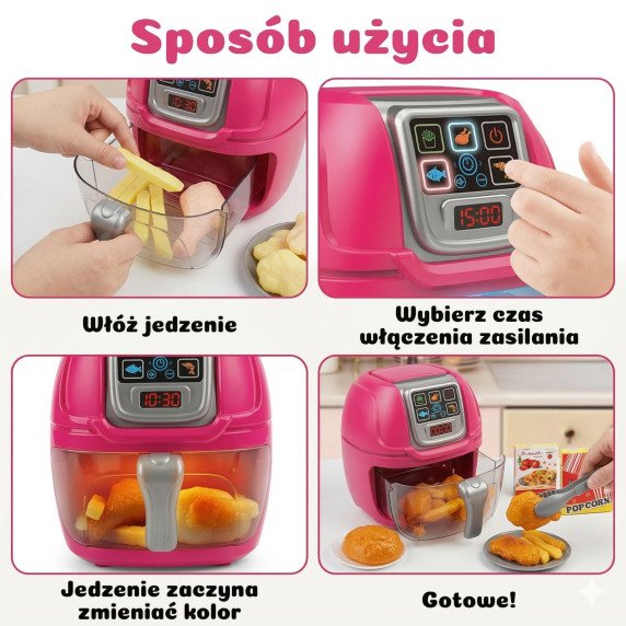 WOOPIE orkaite įrenginiams „Interactive Fryer“ mažiems šefams