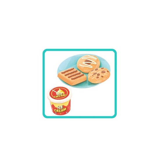 WOOPIE Puodas su pjūklu gimtadienio tortui žvakidės Kettle Cutlery + 83 vnt.