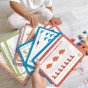 WOOPIE Montessori Edukacinis Rinkinys Skaičiuojant Dinozaurus Išrikiuotojas 95 vnt.
